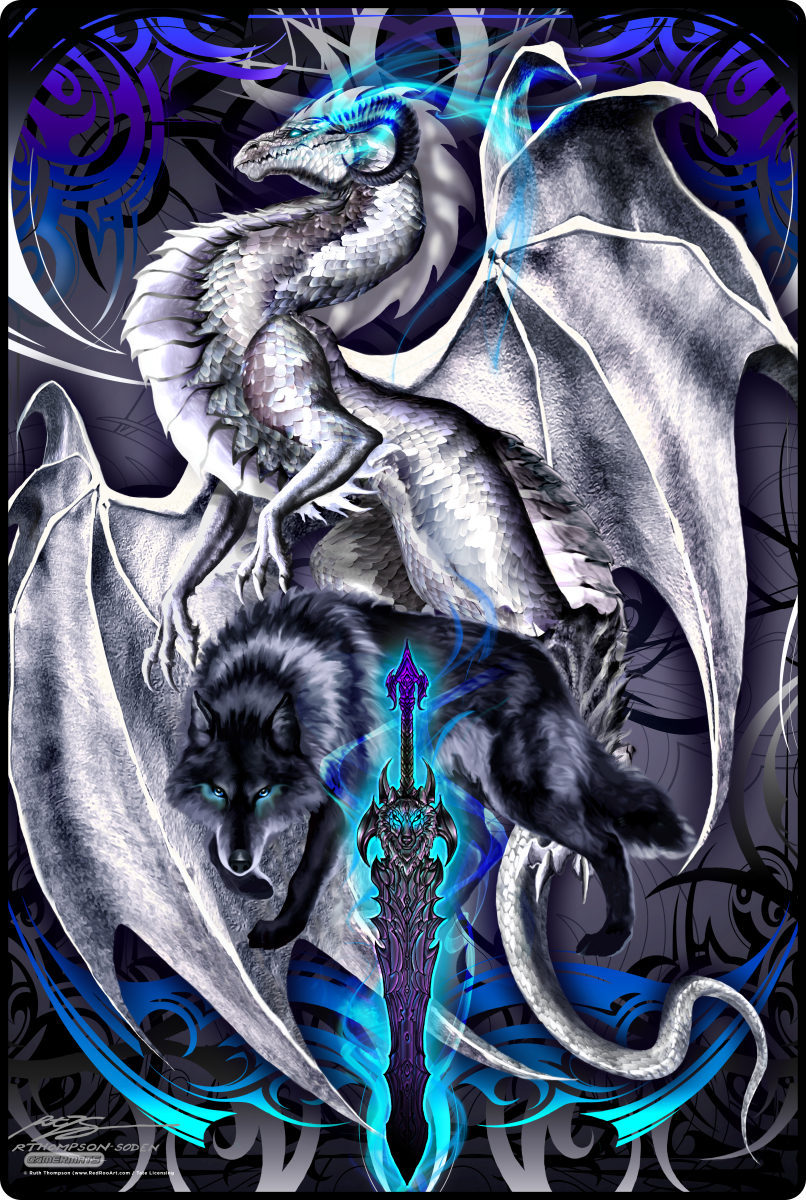 Omegablade by Ruth Thomson - XL Deskmat – GameHead | GamerMats