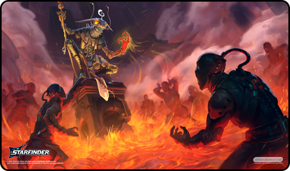 Keskodai's Volcanic Wrath - Starfinder Playmat