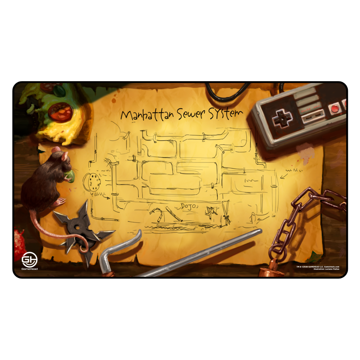 Manhattan Sewer System - Playmat