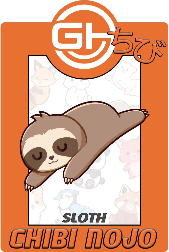 Chibi Sloth Pin