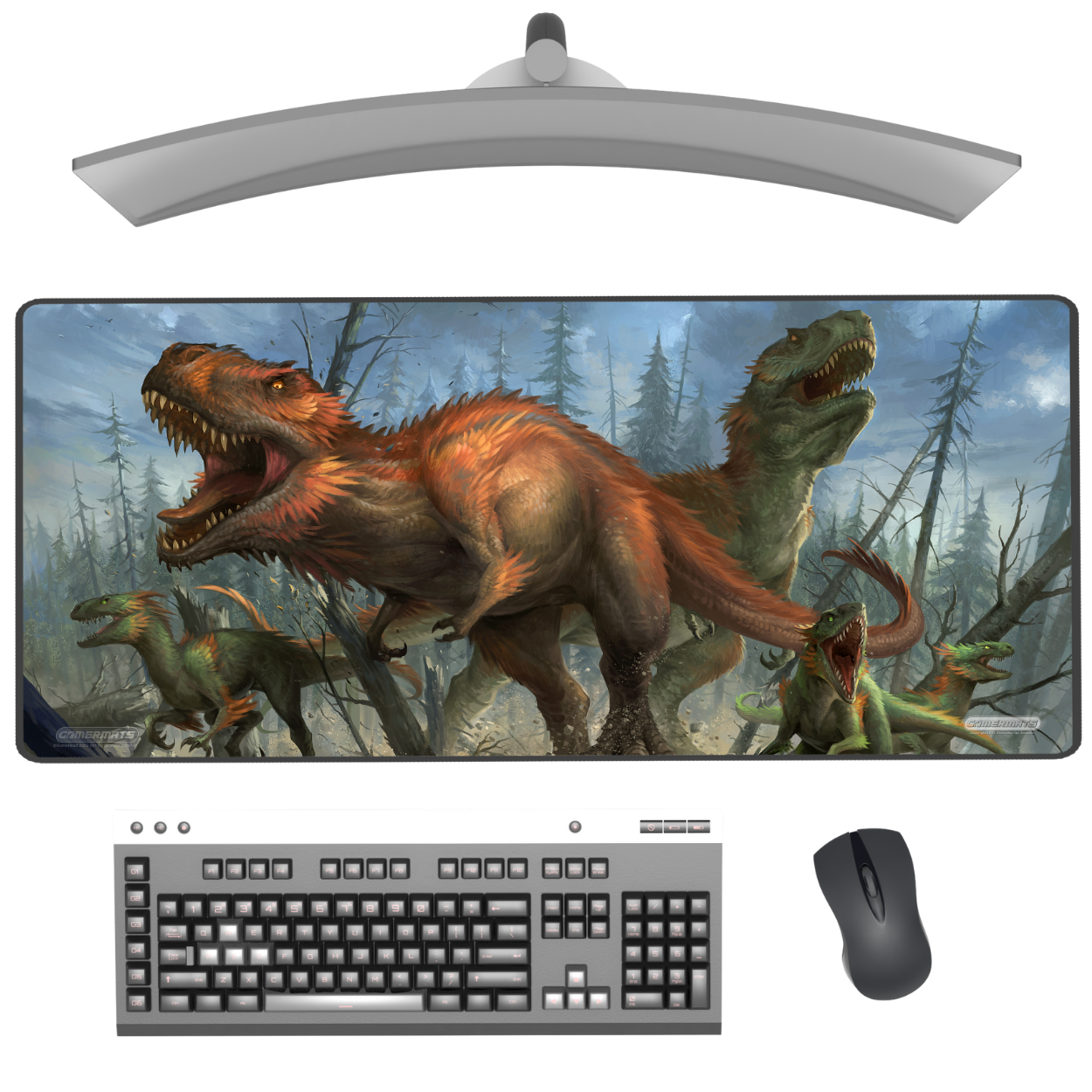 Stampede of Dinosaurs - Deskmat