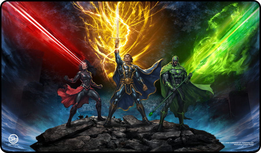 Color Block Playmat Bundle of 3 -  Prerelease Celebration