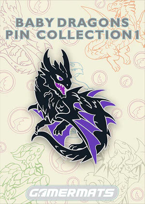Baby Black Dragon from Baby Dragons Pin Set 1