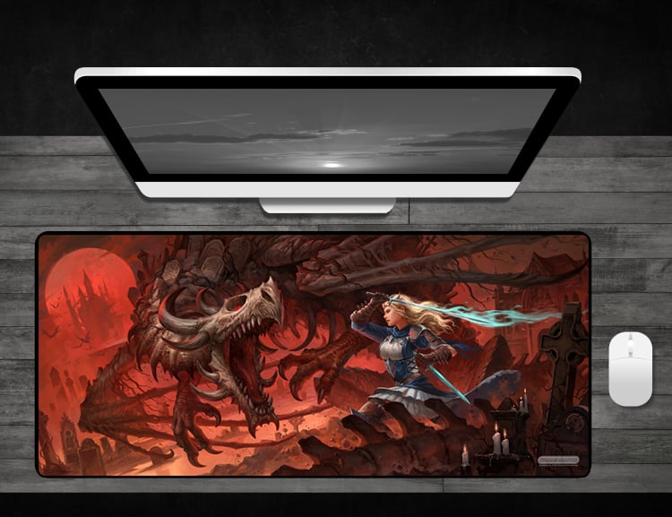 Red Bone Dragon - Deskmat