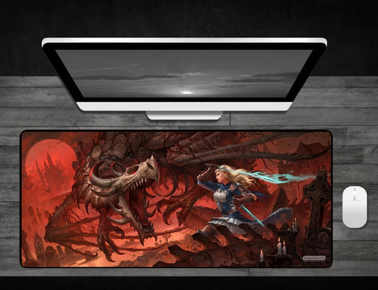 Red Bone Dragon - Deskmat