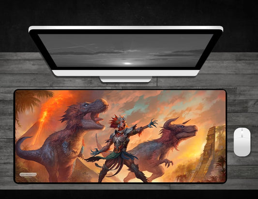 Dino Evacuation - Deskmat