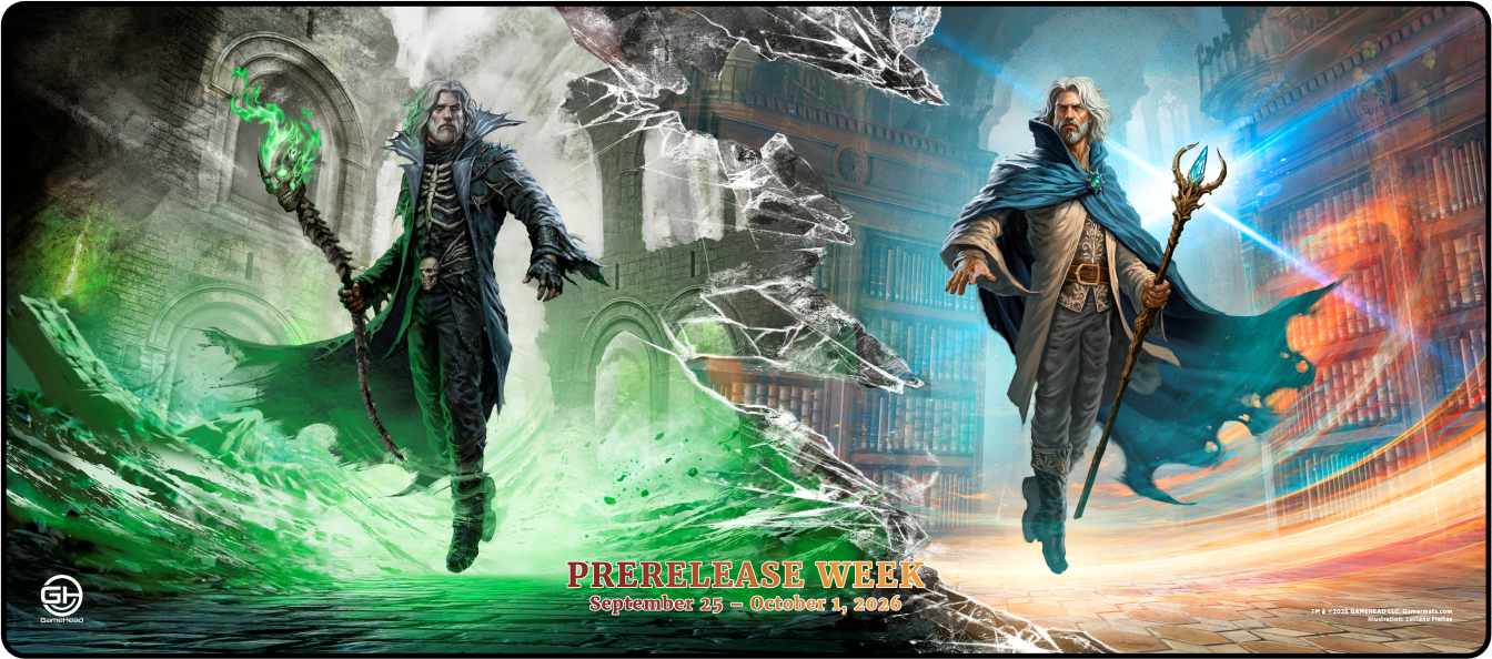 10 x Premium Black Stitched Deskmat (14"x32") -  Prerelease Celebration (Sept 2026)