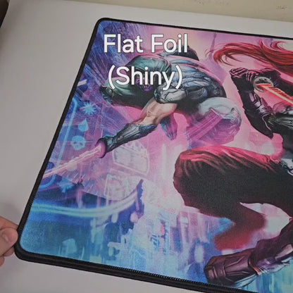 TOP 8 - Metallic/Foiled Black Stitched Playmats (14"x 24")  - Lorwyn Eclipsed