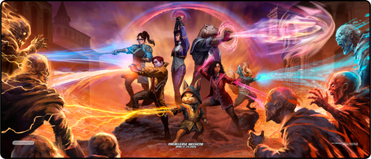 1 x Premium Black Stitched Tabletmat (30"x72") - Strixhaven