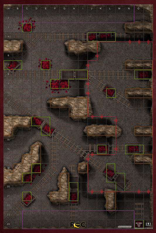 All Roc Mining Map ROC / HeroClix Mats – GameHead | GamerMats
