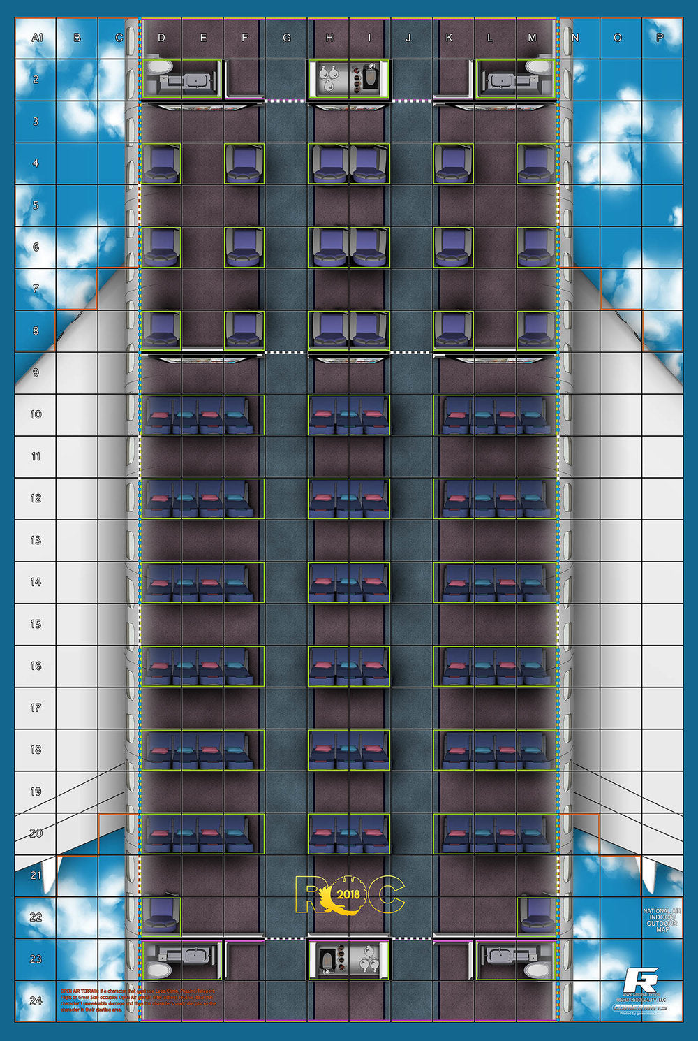 Airline - ROC Mat Square Corners - 36" x 24" x 1/16"