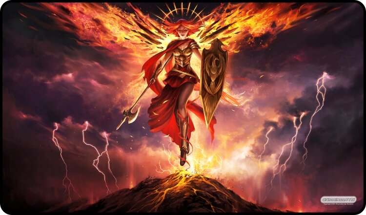 Angel of the Mountain - Playmat Standard No Border - 24" x 14" x 1/16"