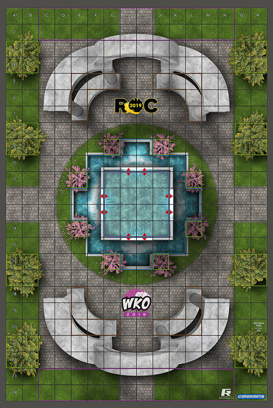 Archway Park - ROC/HeroClix Mat Square Corners - 36" x 24" x 1/16"