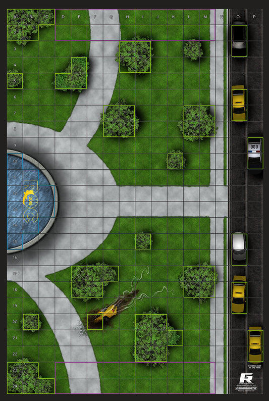 Strange Day at the Park - ROC Mat Square Corners - 36" x 24" x 1/16"