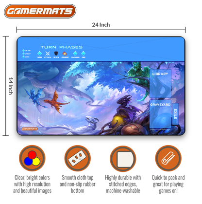 Circle of Life with Magic Compatible Zones - Playmat