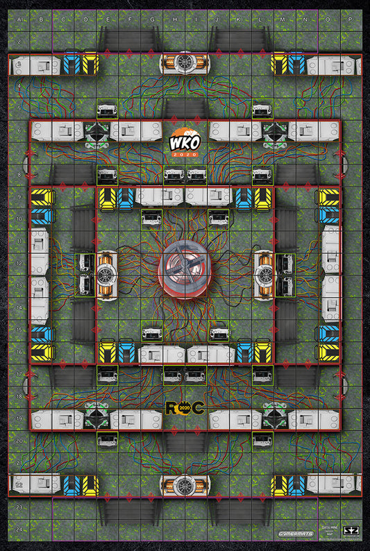 Data Mine - ROC/HeroClix Mat Square Corners - 36" x 24" x 1/16"