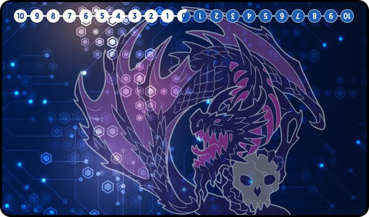 Digimon Compatible Black Dragon - Playmat