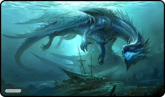 Dragon from the Depths - Playmat Standard No Border - 24" x 14" x 1/16"