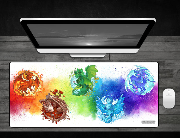 Elemental Dragons - Deskmat