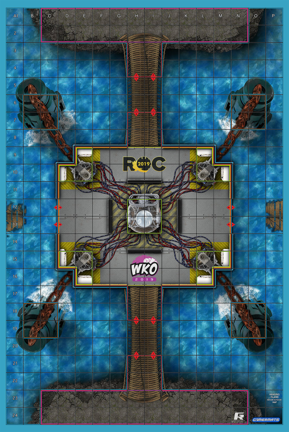 Hanging Garden - ROC/HeroClix Mat Square Corners - 36" x 24" x 1/16"