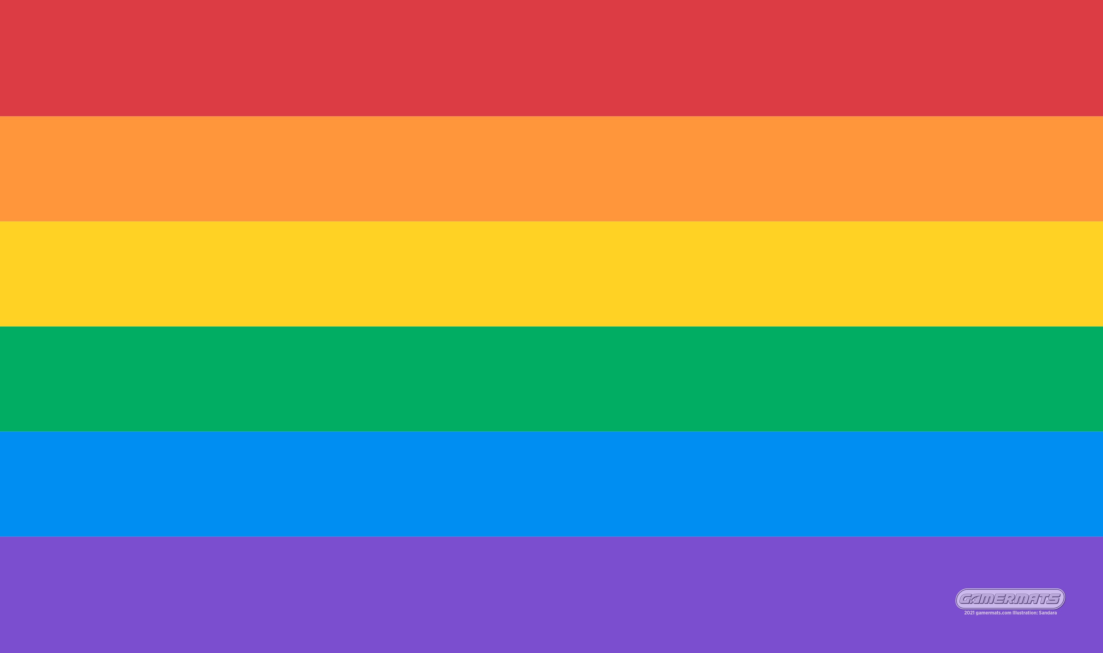 LQBTQ+ Pride Flag - Playmat – GameHead | GamerMats
