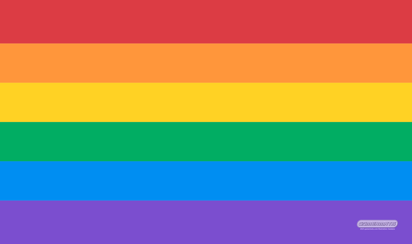LQBTQ+ Pride Flag - Playmat – GameHead | GamerMats