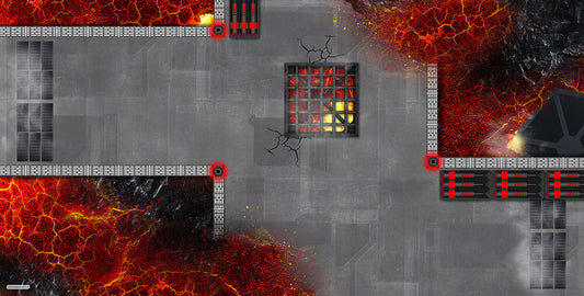 Fire Planet - XL Wargame Mat 36" x 72"