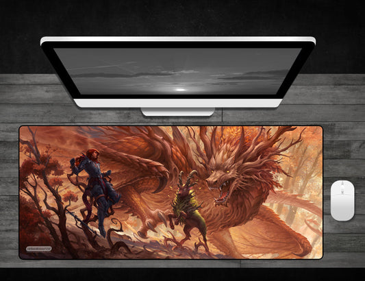 Leaf Dragon - Deskmat