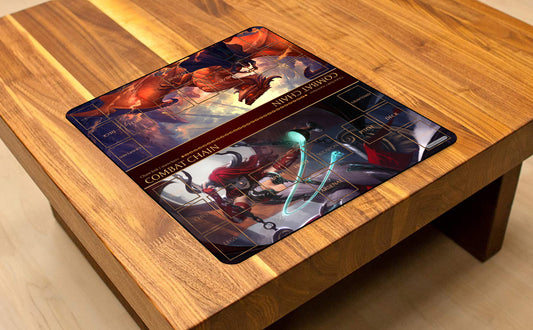 Red Dragon/Succubus - Two-Player XL Playmat Flesh and Blood Compatible