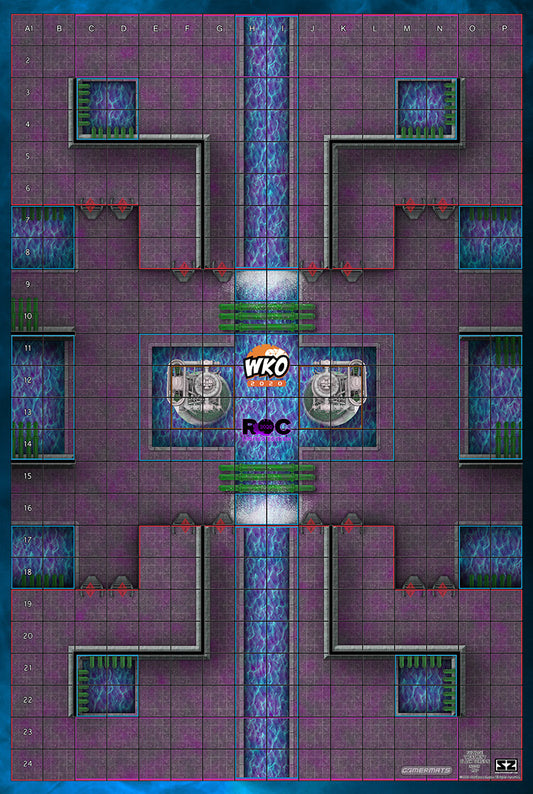 Sewage Treatment Plant LE - ROC/HeroClix Mat Square Corners - 36" x 24" x 1/16"