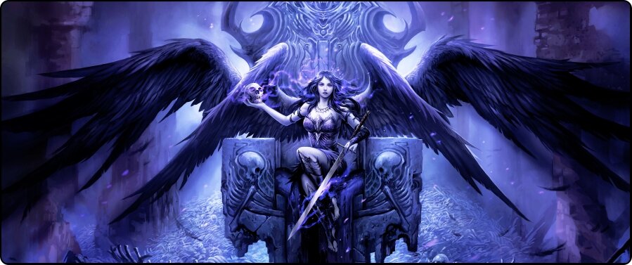 Dark Angel - Tablemat Premium Black Stitched - 72" x 30" x 1/8"