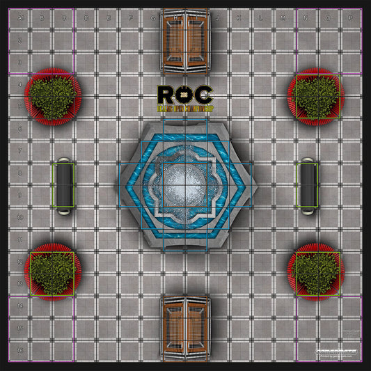 Battle Royale - Mall Battle - ROC Battle Royale Mat Square Corners - 24" x 24" x 1/16"