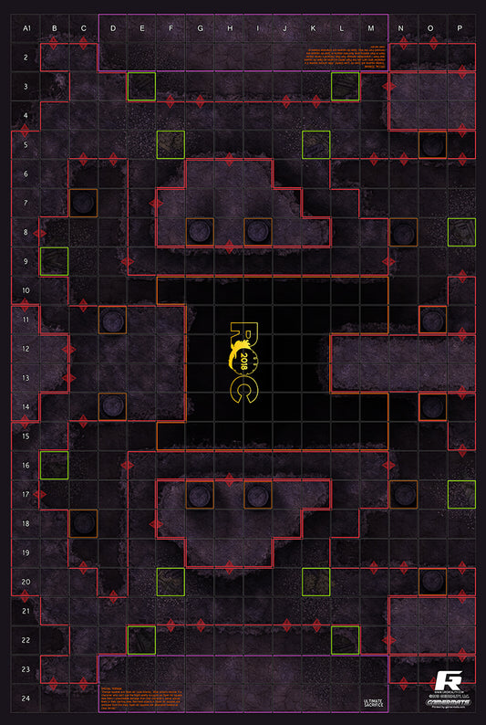 Ultimate Sacrifices - ROC Mat Square Corners - 36" x 24" x 1/16"